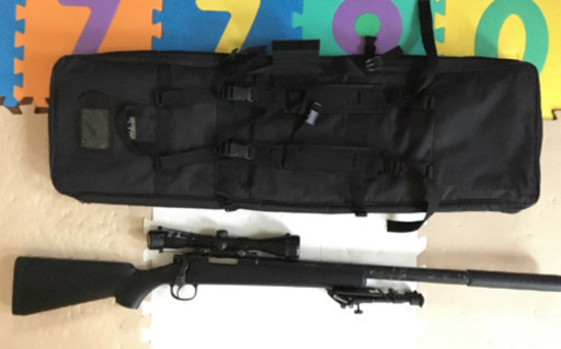 サバゲ引退しまーす！　東京マルイ　G-SPEC　スコープ、サイレンサー（専用）、バイポッド、ガンケース付き