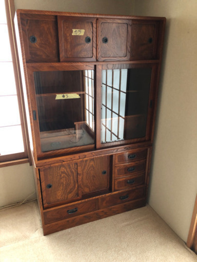 茶箪笥　和家具　飾り棚　茶道　習い事