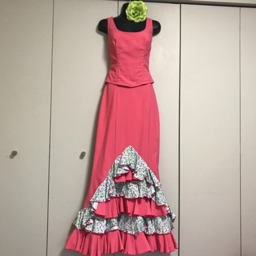 フラメンコ 衣装　ストレッチ素材