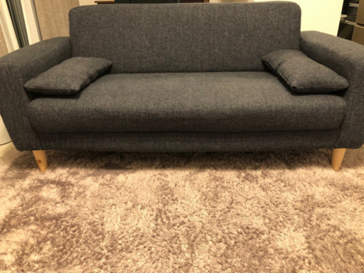 ソファ 2-3人掛け 木目調