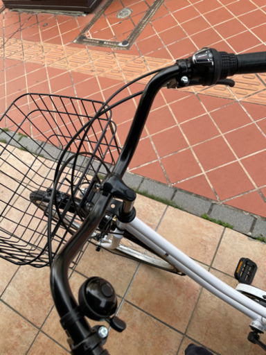 【新品同様】自転車/キッズシート付/6段階ギア付/子供乗せママチャリ