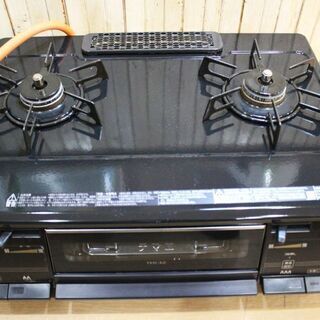 ★USED Rinnai/リンナイ ガステーブル LPガス用 RT63JHS-R KGDM63BR 家庭用ガステーブル グリル付き 右強火 Siセンサー ★