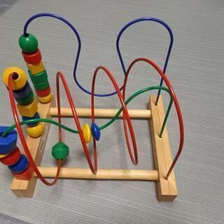 IKEA/MULA 知育玩具 ビーズコースターの画像
