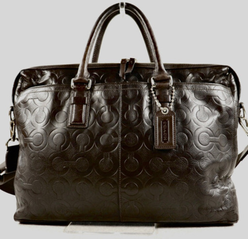 コーチ　レザービジネスバッグ‼️