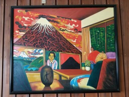 富士を描いて30年「野田弘信」画伯 迫力100号の大作をお売りします！