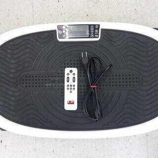 【恵庭】TKクリエイト株式会社　セブンパワーウェーブ　50/60HZ　振動マシン　耐荷重量100㎏　ブルブルマシン　マット付き　中古品　PayPay支払いOK！の画像