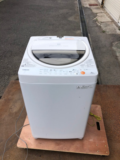 中古　東芝洗濯機6kg AW-60GL 2012製