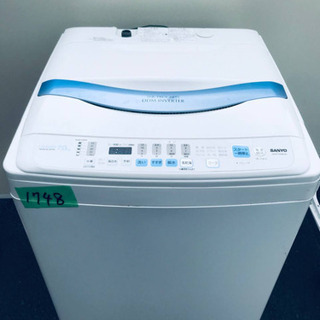 ③‼️7.0kg‼️1748番 SANYO✨全自動洗濯機✨ASW-700SB‼️
