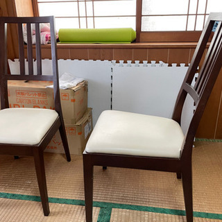 【 大塚家具製ダイニングチェア　４脚セット 】の画像