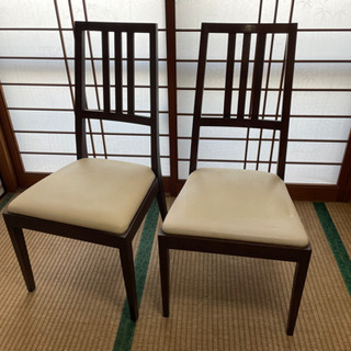 【 大塚家具製ダイニングチェア　４脚セット 】の画像