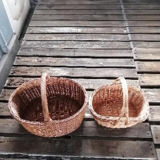 木製カゴセットの画像