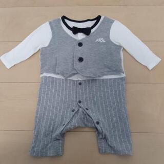 60~70おめかしタキシード風ロンパース