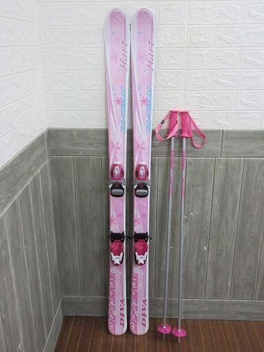 ss1814 ハート ジュニア スキー3点セット ピンク 138cm 子供 Hart
