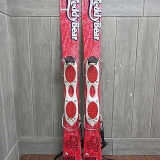 【中古】ss1817　MIZUNO　ショートスキー　TeddyBear　98cm　レッド　板　ミズノ　赤　ファンスキー　2点セット　クリップタイプ 中古】ss1817 MIZUNO ショートスキー TeddyBear 98cm レッド 板 ミズノ