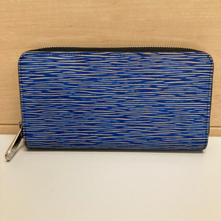 ルイヴィトン ジッピー ウォレット M61862 エピ デニムブルー