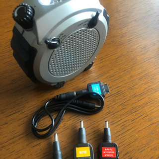 災害時の為の手回し発電！