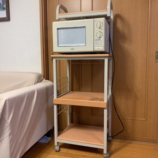 レンジ台と電子レンジのセット