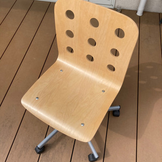 IKEA オフィスチェア 木製 JULES 説明書つきの画像