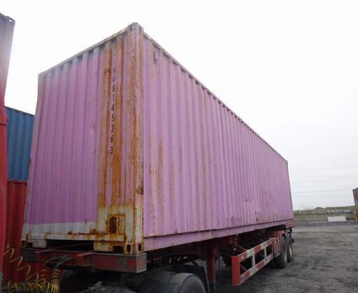 [価格高騰中]　海上コンテナ　４０ft　ハイキューブ①