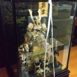 【中古品】五月人形 喜月作 彩雲