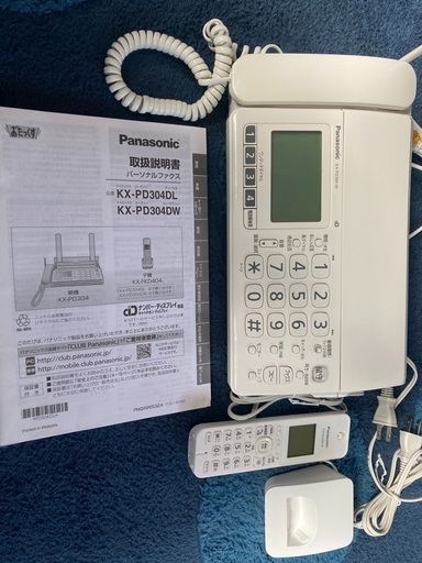 美品！Panasonic 電話機ＦＡＸコピー付き