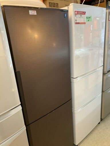 ☆中古 激安！！ SHARP　シャープ　ノンフロン冷凍冷蔵庫　271L　SJｰPD27CｰT　2017年製　KD　KD018 ￥33,800！！