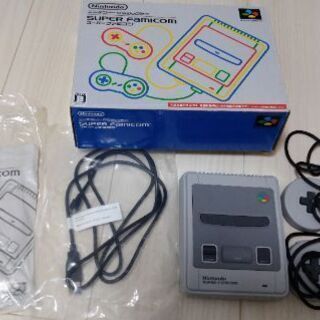 ミニスーパーファミコンとミニファミコンの画像