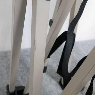 【未使用】Flamrose ポータブルベッド　枕付き　グレーの画像