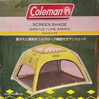 GM439【未使用】Coleman　SCREEN SHADE　グ...