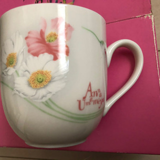 決まりました梅宮アンナさんカゴ付きコーヒーカップセット