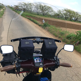 スーパーカブ　キャンプ仕様