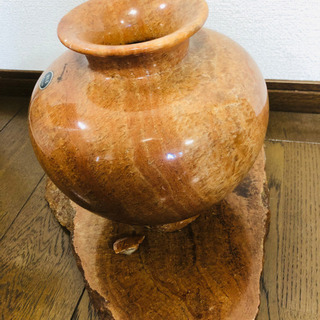 石工芸　鍾乳石　壺　飾壺　秋芳洞の画像