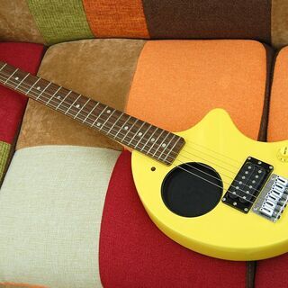 FERNANDES ZO-3 イエロー アンプ内蔵 エレキギター...