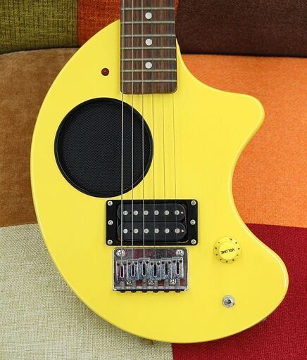 FERNANDES ZO-3 イエロー アンプ内蔵 エレキギター ぞうさん フェルナンデス ソフトケース付き札幌市 清田区 平岡 