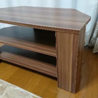 木目調のテレビ台、800円 【美品】の画像