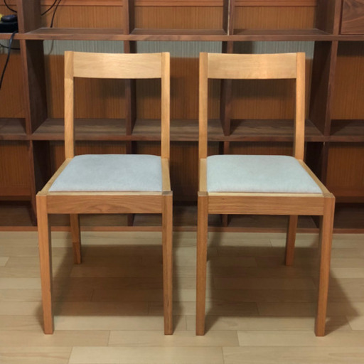 無印良品　オーク材チェア