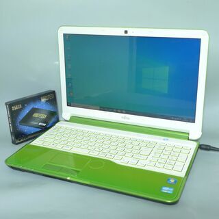 送料無料 新品SSD256GB 中古 15.6型 富士通 AH54/EN ノートパソコン 第