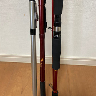 釣竿　3本セット　エギング　防波堤　投げ竿の画像