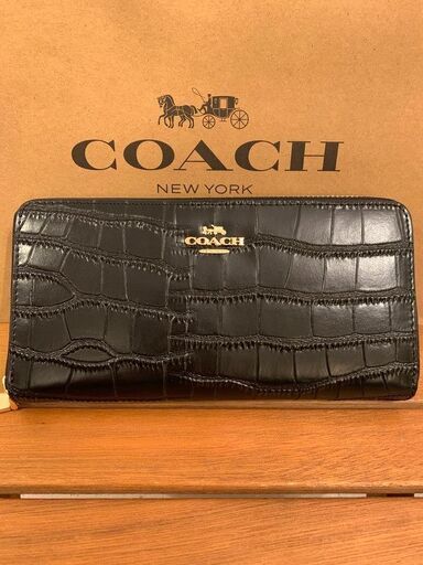 COACH　 新品 正規品 　長財布　ブラック