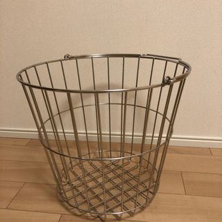 【無印良品】ステンレスランドリーバスケット小