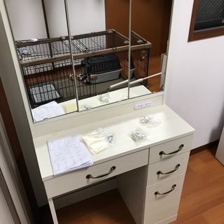 三面鏡ドレッサー　※引き取り限定