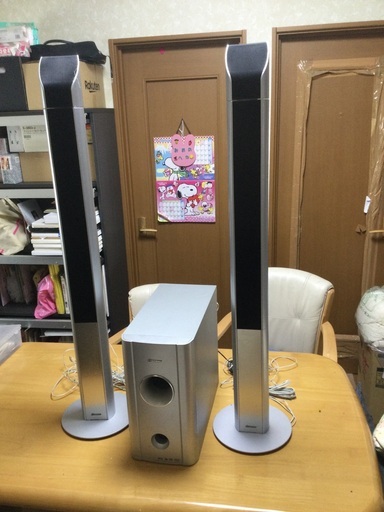 ルームシアター用スピーカー　アンプ付き