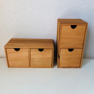 【美品】木の小物いれ