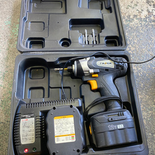 インパクトドライバー 12V 充電式 電池2個付き の画像