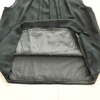 【ネット決済・配送】Corbeau 新品未使用 美品　7AR 黒 フォーマル　トップス　シングレット　袖なし　サマートップス M  薄手　格安出品　ブラウスの画像