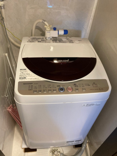 洗濯機　シャープ　ES-GE60K