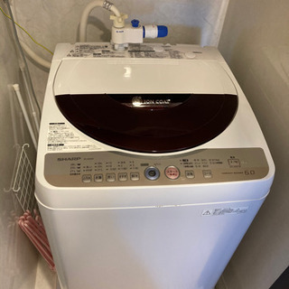 洗濯機　シャープ　ES-GE60K