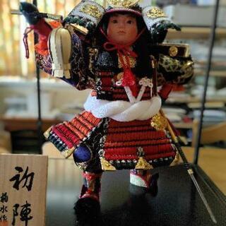 差し上げます　菊水作 五月人形 若武者飾り
