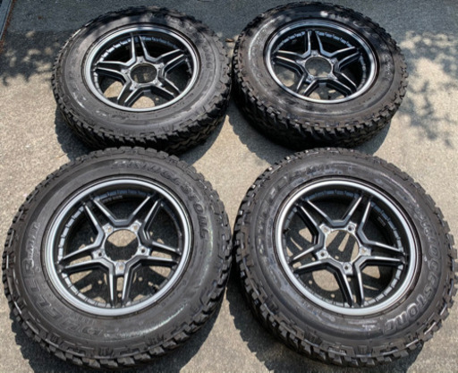 ジムニーに　JAOS ホイール　ブリヂストンMTタイヤ　4本