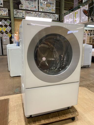 【愛品館市原店】パナソニック 2019年製 洗濯7kg/乾燥3.5kg ななめドラム式洗濯機 Cuble（キューブル）【管理I4S029264-104】